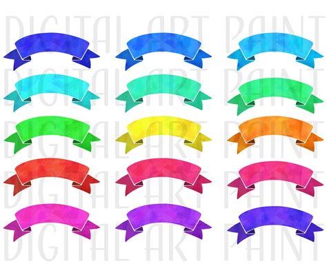 Banner Clipart Banner Clip Art Banners Clipart - Etsy
