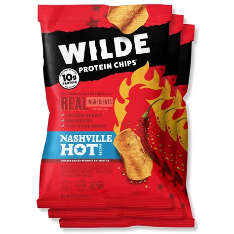 Buy Nashville Hot Protein Chips by Wilde, Thin and Cri, High Protein ...