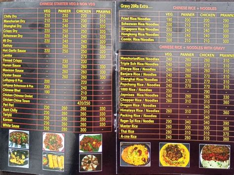 Menu at Rogan Spice, Thane