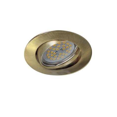 Zar Recessed Light Antique Brass - CristalRecord LED Lighting