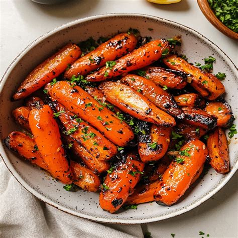Honey Balsamic Roasted Carrots