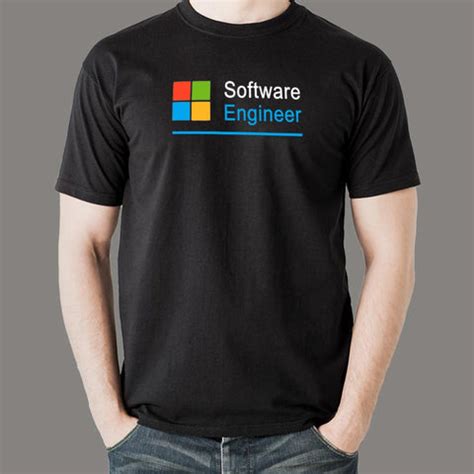 Microsoft Software Engineer T-Shirt - Code Dreams Into Reality - TEEZ.in