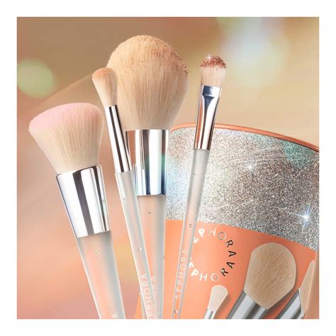 Glitter Power Face and Eye Brushes Set