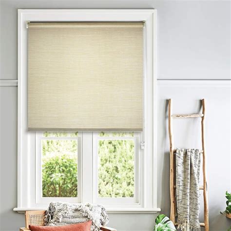 Buy DECO WINDOW Beige Chic Light Filtering Roller Blind - 48x84 from ...