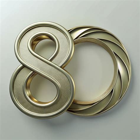 Stylish 80th anniversary emblem design for posters and packaging ...