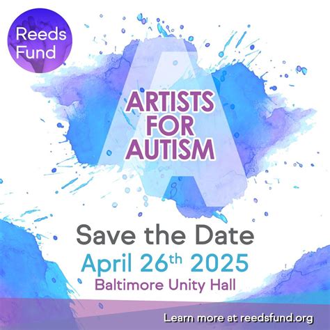 Artists for Autism, Baltimore Unity Hall, 26 April 2025 | AllEvents