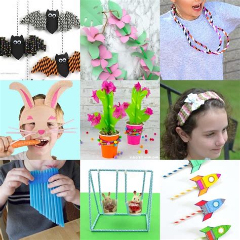 Image result for Crafts Using Straws