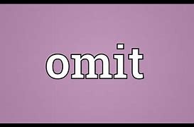 Image result for 省略 omit
