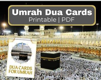Buy 40 Umrah Duas Printable, Umrah Cards, Umrah Guide, Umrah Book, Duas ...