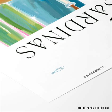 Sardine Gourmet Wall Art | Mediterranean Gourmet Art Print | Nook At You
