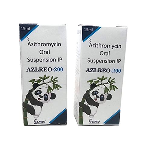 Azlreo 200 - Azithromycin Oral Suspension IP - Clareo Pharmaceuticals