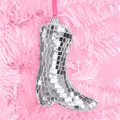 Amazon.com: xo, Fetti Disco Cowgirl Boot Ornament - 1 pc | Rodeo ...
