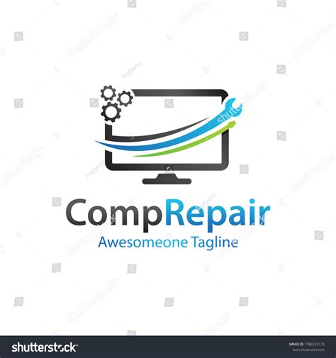 Computer Repair Business Logo Design 的图像结果