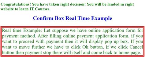 Image result for JavaScript Confirm Popup