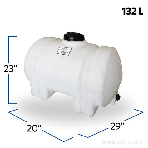 35 Gallon Horizontal Leg Tank | 45223 | BARR Plastics