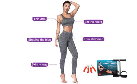 Buy ALKA Double Steel Spring Tummy Trimmer Black Color with Hand Grip ...