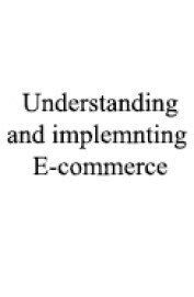 Buy Understanding & Implementing E Commerce Book Online at Low Prices ...