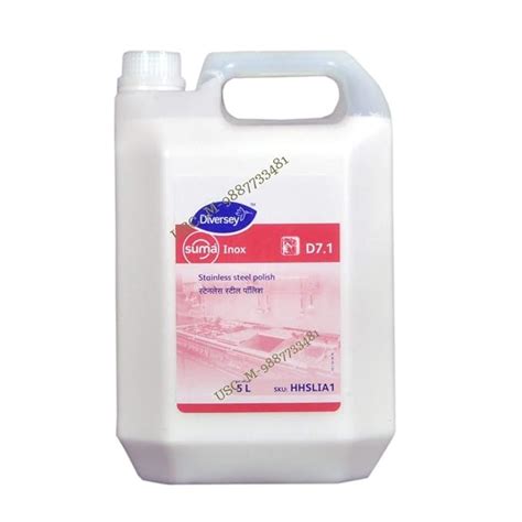 Diversey Suma Inox D7.1 Stainless Steel Polish, 5 L: Amazon.in: Health ...