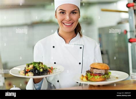 Image result for Female Chef Cooking Food