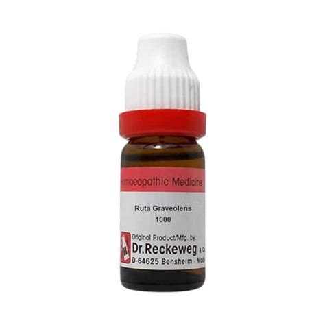 Buy DR. RECKEWEG RUTA GRAVEOLENS 1M (1000 CH) (11ML) Online & Get Upto ...