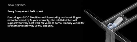 Intellidesk® Eco - Electronic Height Adjustable Desk| 80Kg Weight ...