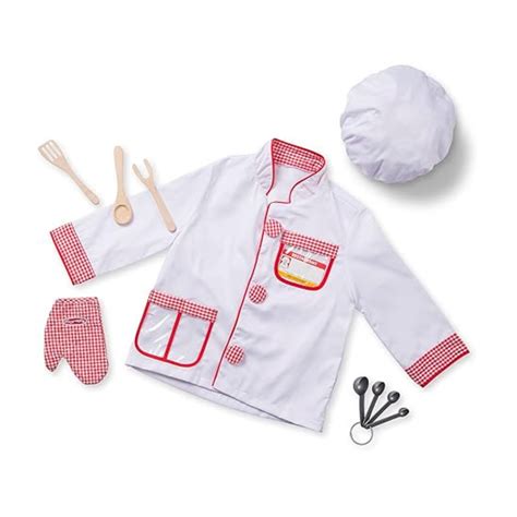 Melissa & Doug Chef Role Play Costume Dress -Up Set - PzDeals