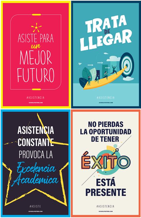 Spanish Student Attendance Poster Package – SchoolPosters.com LLC
