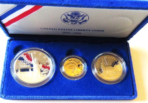 1986 US Liberty Coins - Set of 3 with COA (S1) | eBay