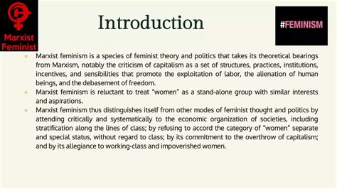 Marxist Feminist Theory | PPTX