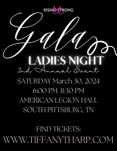 Rising Strong 2nd Strong Gala, American Legion Post 62, South Pittsburg ...