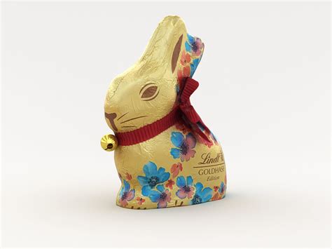 Lindt Chocolate Bunny 001 3D model | CGTrader