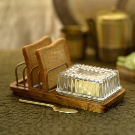 BAAGH BREAKFAST TOAST RACK with BRASS SPREADER – Courtyard Retail Pvt. Ltd