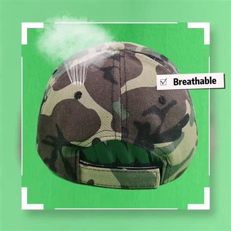 Buy Camo Hat for Men Women, Embroidered Classic Low Profile Cotton ...