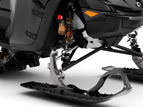 Front suspension of the 2027 Lynx Shredder RE snowmobile