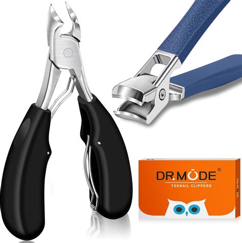 Amazon.com : Toenail Clippers for Thick Toenails, DRMODE Heavy Duty Toe ...