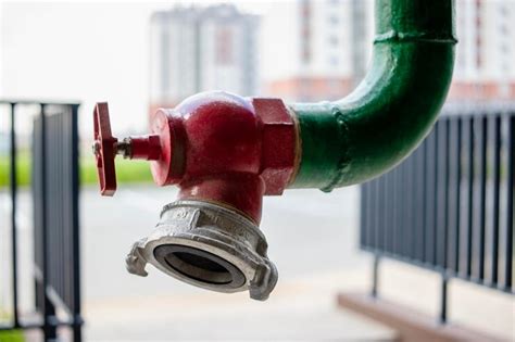 Fire hydrant installed at a modern residential complex ensuring fire ...