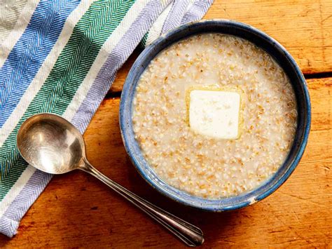Traditional Scottish-Style Oatmeal With Butter Recipe