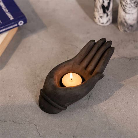 Artember - Antique Human Hand shaped tealight candle holder – Greyt