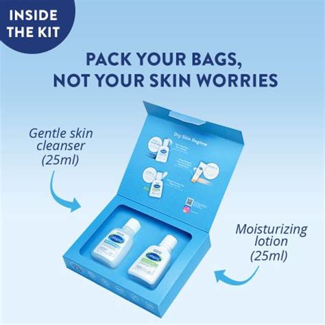 Cetaphil Mini Travel Pack for Sensitive Skin, Facewash & Moisturizer ...