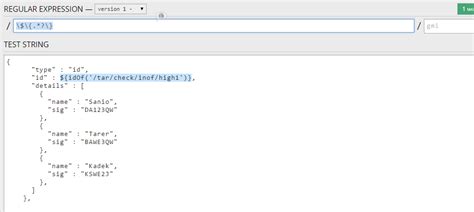 Reg Exp JavaScript 的图像结果