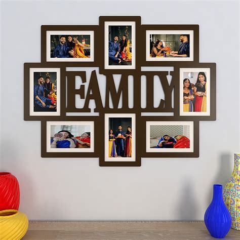 Family Dark Brown Hanging Photo Frame – Decors Mantra