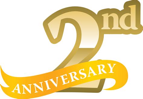 2nd Anniversary Transparent | PNG All