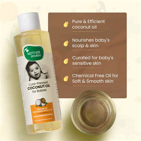 Buy Cold Pressed Coconut Oil for Baby - Pure & Natural