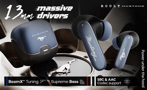 GOBOULT x Mustang Derby Truly Wireless in Ear Earbuds with 100H ...