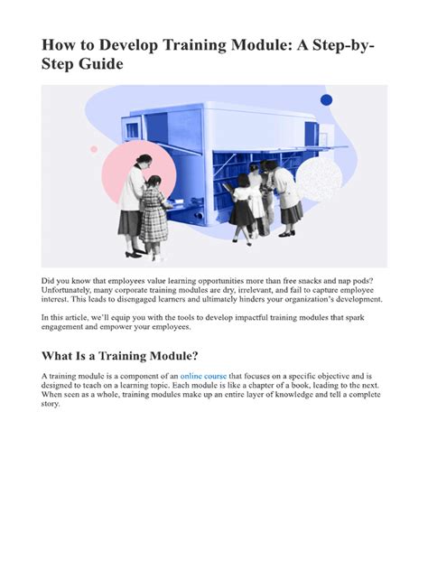 How to Make Training Modules 的图像结果