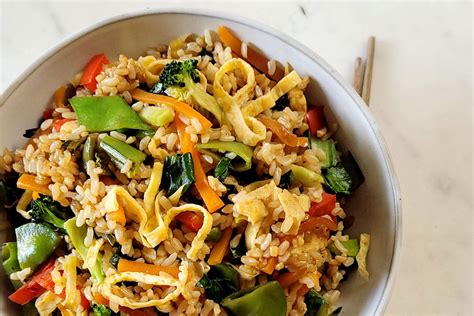 Healthy fried rice with egg recipe
