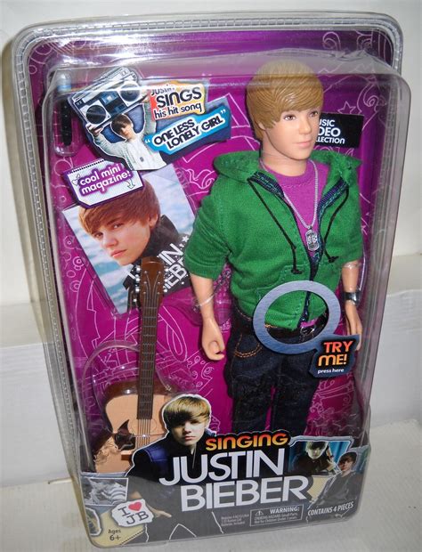 #1744 Bravado Celebrity Singing Justin Bieber Doll Sings One Less ...