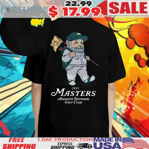 2025 Masters Augusta National Golf Champions Caddie Gnome Shirt ...