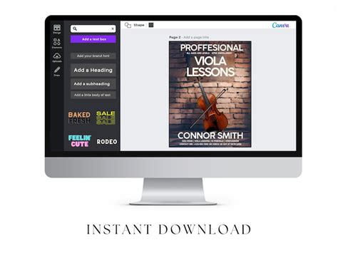 Image result for Lesson Flyer Viola