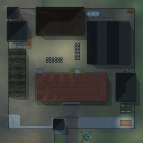 Military Base Map | Cthulhu Architect